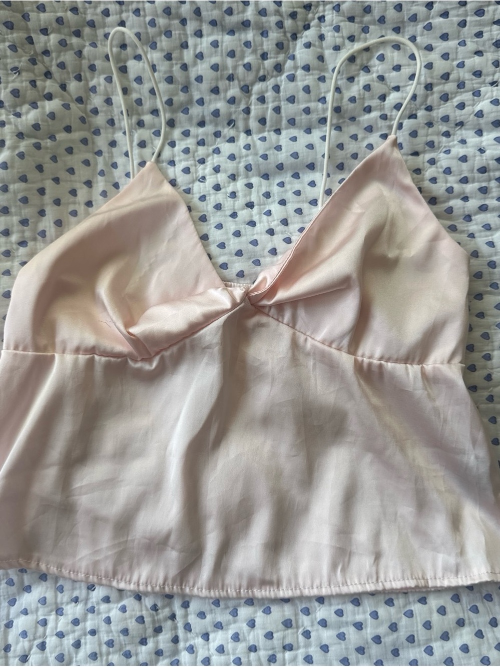 SHEIN Pale Pink Satin Cami